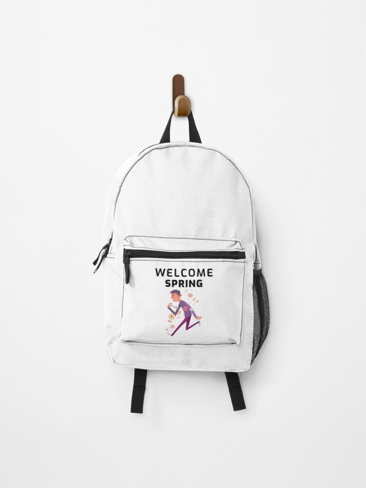 Thumbnail 1 of 3, Backpack, Welcome Spring designed and sold by PunchlineFactor.