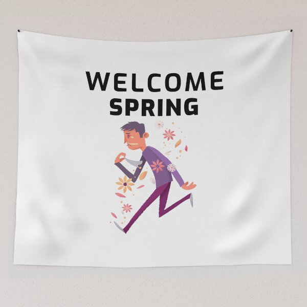 Item preview, Welcome Spring designed and sold by THE PUNCHLINE FACTORY.