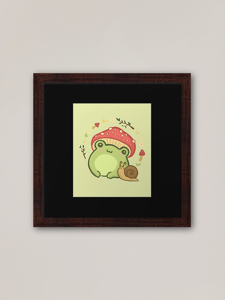 Cottagecore Aesthetic Cute Vintage Frog And Snail Mug - Teeruto