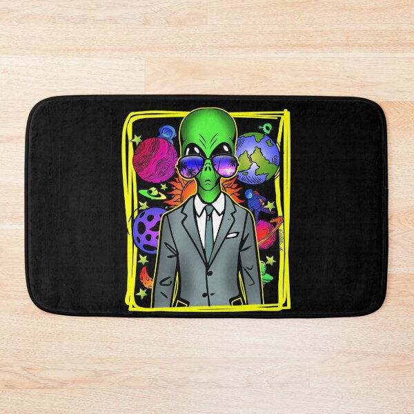 Item preview, Trippy business alien graphic art meme designed and sold by Infdesigner.