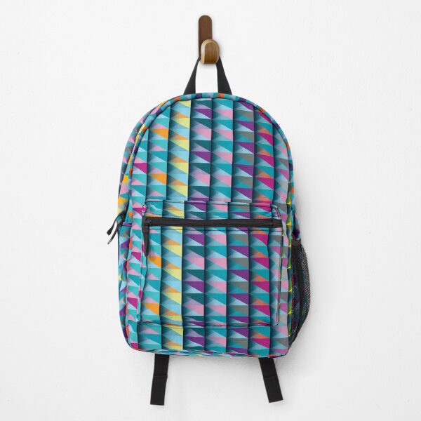 Item preview, Colorful vertical stripe triangle pattern designed and sold by IngaDesign.