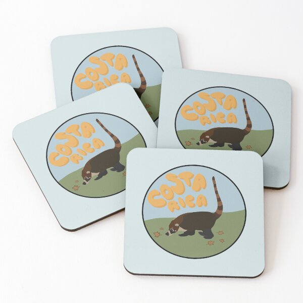 Item preview, Costa Rica (foraging coati) designed and sold by PaulinaS.