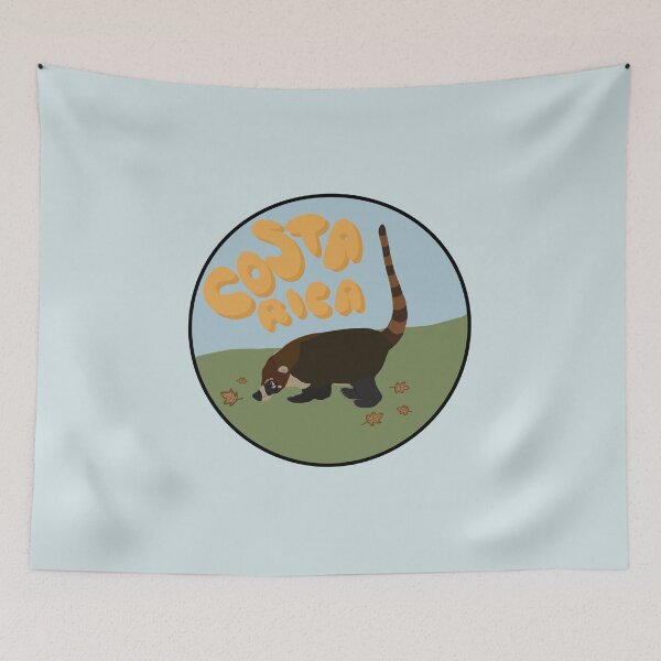 Item preview, Costa Rica (foraging coati) designed and sold by PaulinaS.