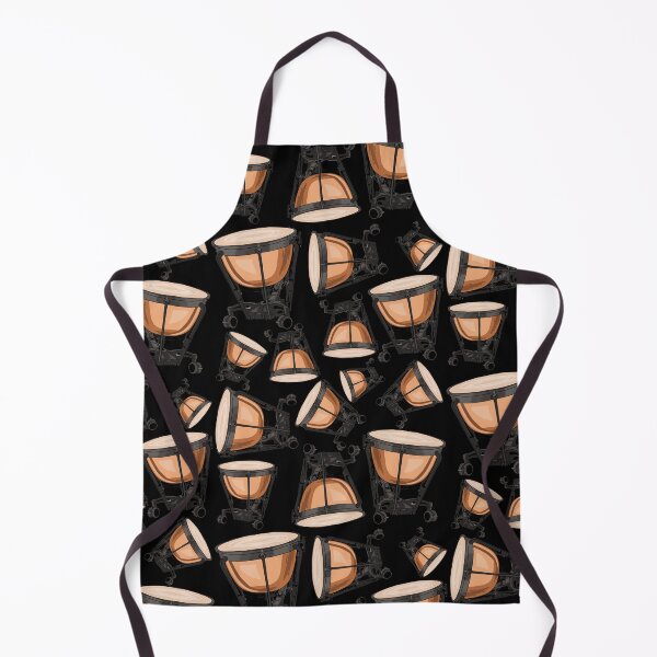 Item preview, Timpani Musical Instrument Pattern Black designed and sold by jasmijndeklerk.
