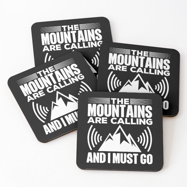 Item preview, Mountains Are Calling And I Must Go | Nature Addict designed and sold by GravitiTees.