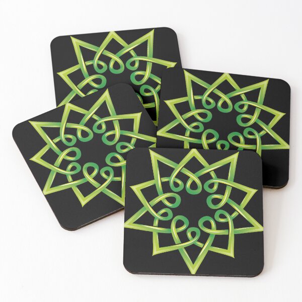 Item preview, Mandalas Tropicales Flor Bohemia Punteada Hermosa Flor Verde Degradado designed and sold by MortexApparel.