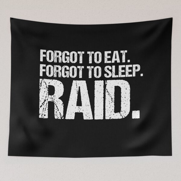 Item preview, Raid Night - MMO Lover Raid Gamer designed and sold by jacks-tees.