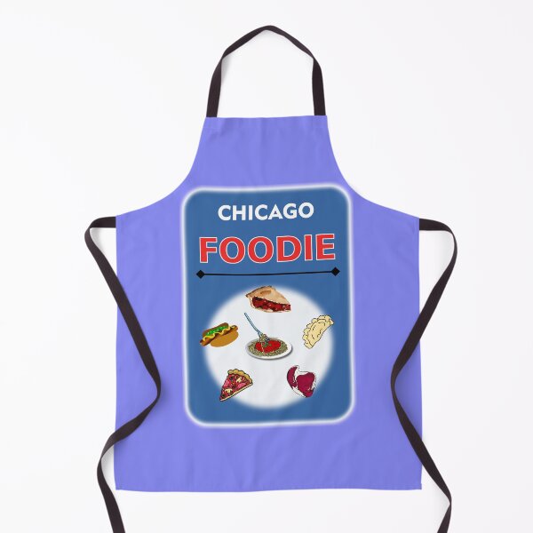 Item preview, Chicago Foodie - Light Blue Background designed and sold by ThisNThatImages.