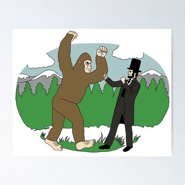 Item preview, bigfoot v lincoln designed and sold by mollycoddle.
