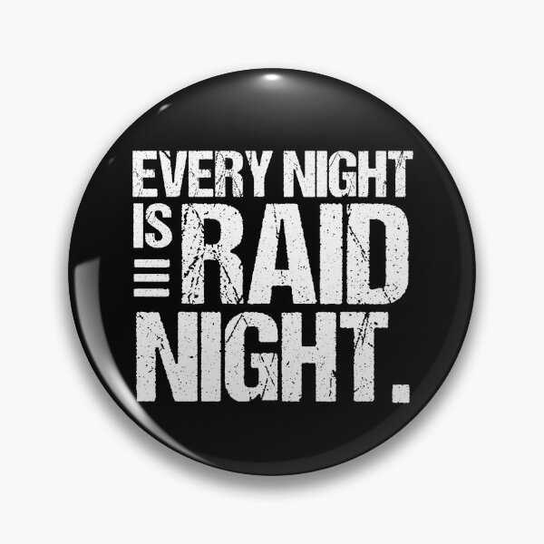 Item preview, Raid Night - MMO Lover Raid Gamer designed and sold by jacks-tees.