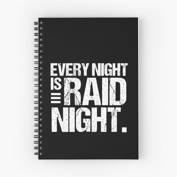 Item preview, Raid Night - MMO Lover Raid Gamer designed and sold by jacks-tees.