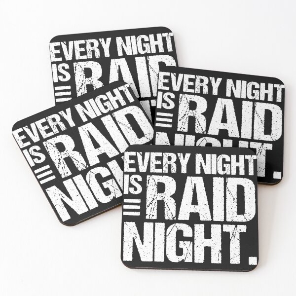 Item preview, Raid Night - MMO Lover Raid Gamer designed and sold by jacks-tees.