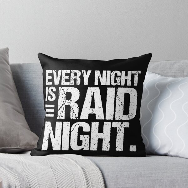 Item preview, Raid Night - MMO Lover Raid Gamer designed and sold by jacks-tees.