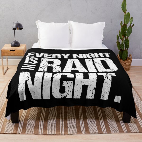 Item preview, Raid Night - MMO Lover Raid Gamer designed and sold by jacks-tees.