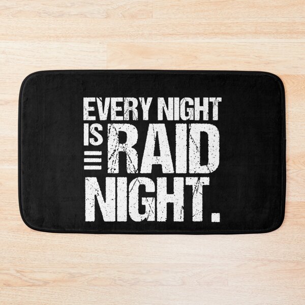 Item preview, Raid Night - MMO Lover Raid Gamer designed and sold by jacks-tees.