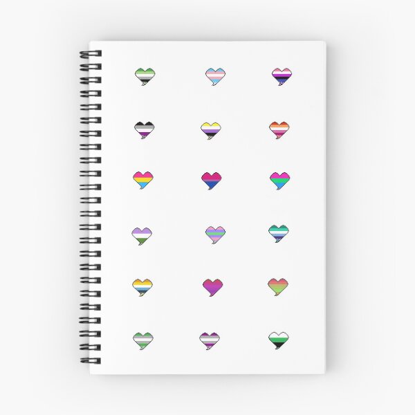 Item preview, Lgbtq+ Pixel Hearts designed and sold by Tea vee.