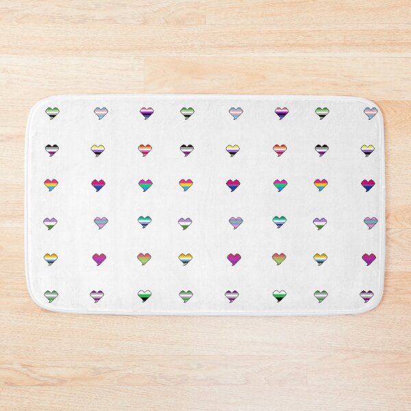 Item preview, Lgbtq+ Pixel Hearts designed and sold by Tea vee.