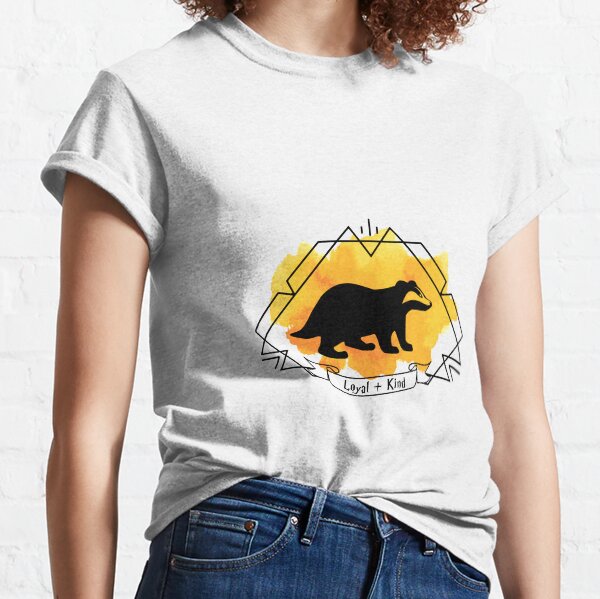 Huffle Badger Emblem Loyal Kind T-shirt Sticker Phone Case Classic T-Shirt