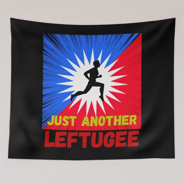 Item preview, Leftugee Running From Blue State designed and sold by StormyMuse.