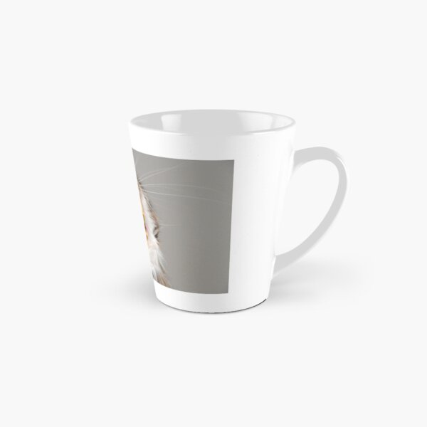 Cat eating hamburger Tall Mug