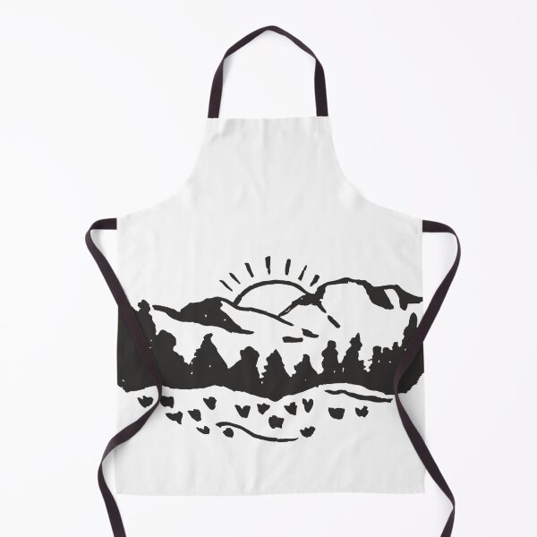 Item preview, black/white landscape designed and sold by Shrewd Mood.