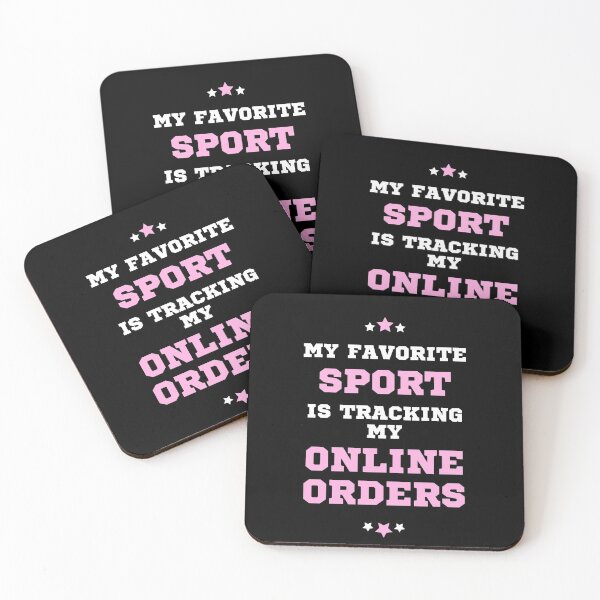 Item preview, My Favorite Sport is Tracking My Online Orders designed and sold by pinkfantasy.