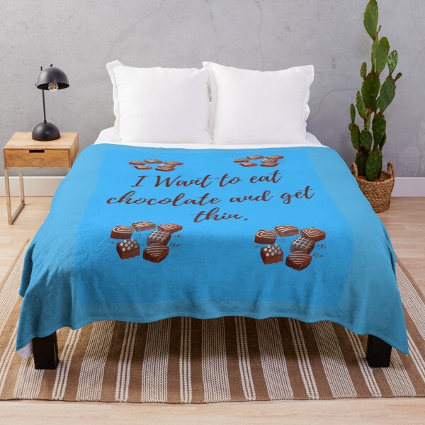 Item preview, I Want to Eat Chocolate and Get Thin designed and sold by jamesgerardking.