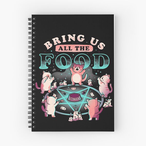 Item preview, Bring Us All The Food Cute Evil Hungry Cat Gift designed and sold by EduEly.