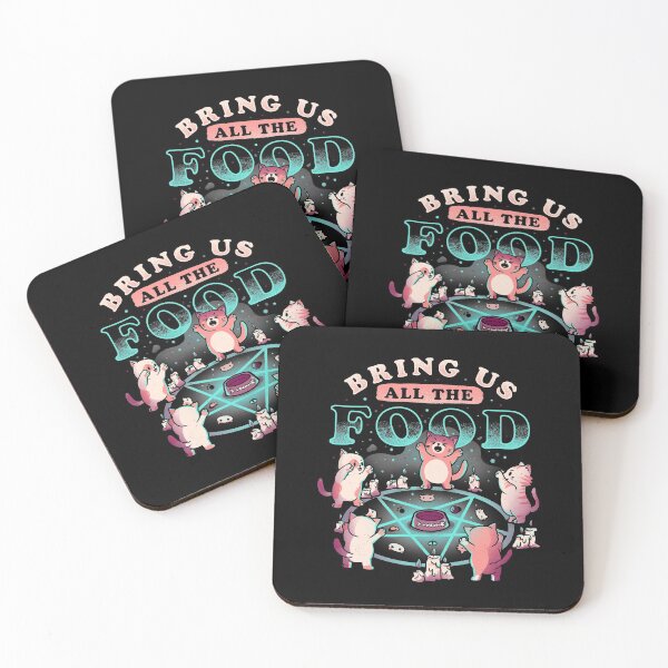 Item preview, Bring Us All The Food Cute Evil Hungry Cat Gift designed and sold by EduEly.