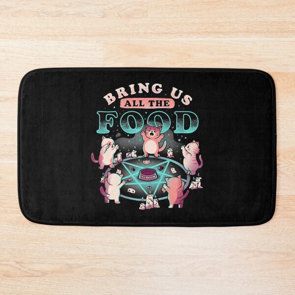Item preview, Bring Us All The Food Cute Evil Hungry Cat Gift designed and sold by EduEly.