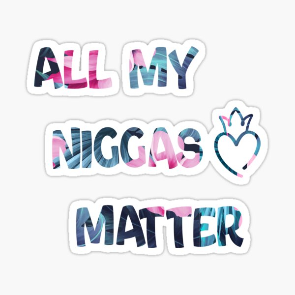 Sticker Nigga Redbubble