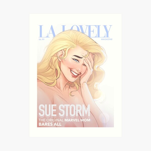 La Lovely - Invisible Woman Cover 1 Art Print