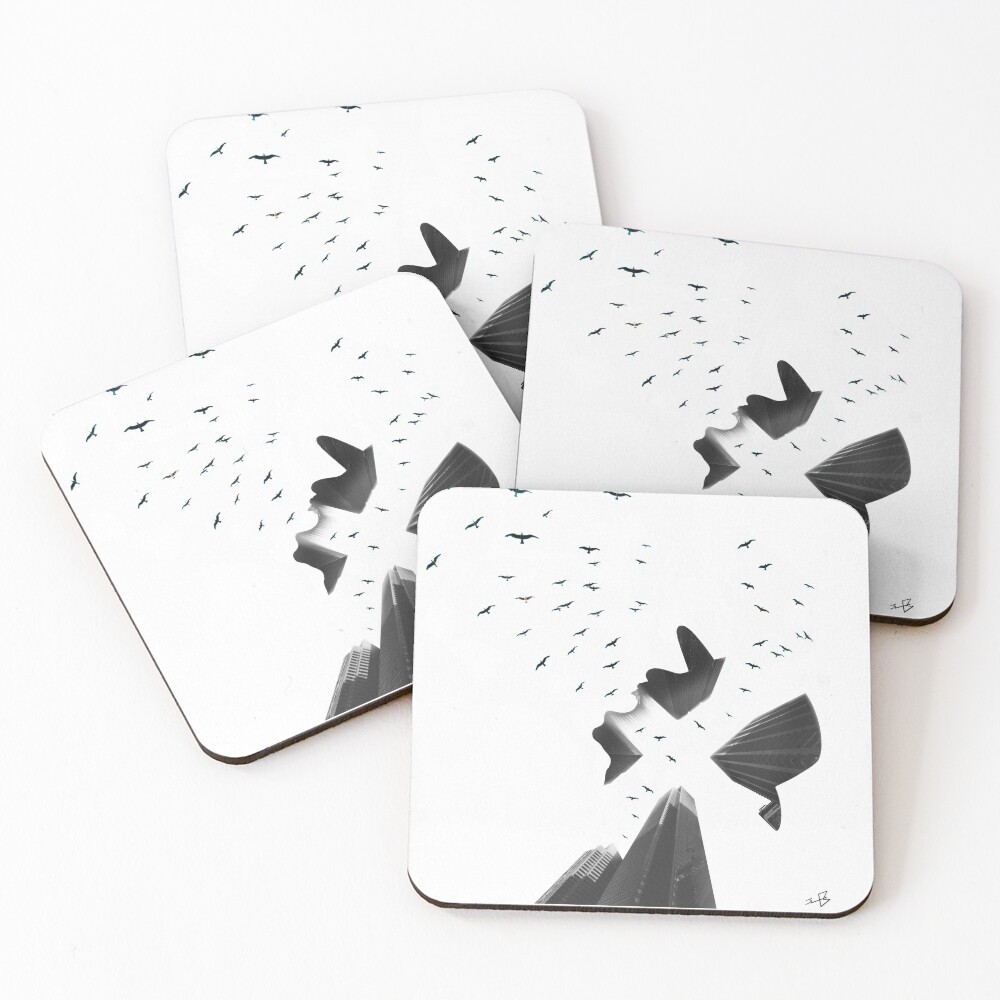 Item preview, Coasters (Set of 4) designed and sold by Bemblems.