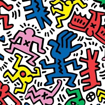 Artwork thumbnail, Haring pop art by mgdlnsapien