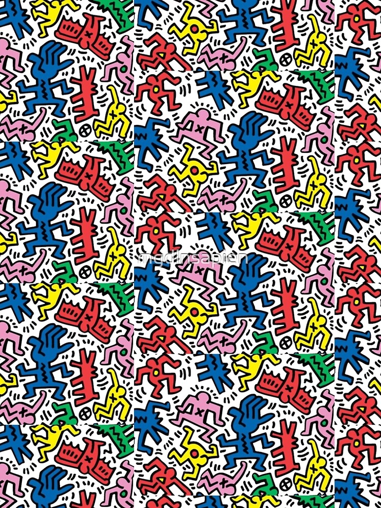 Haring pop art by mgdlnsapien