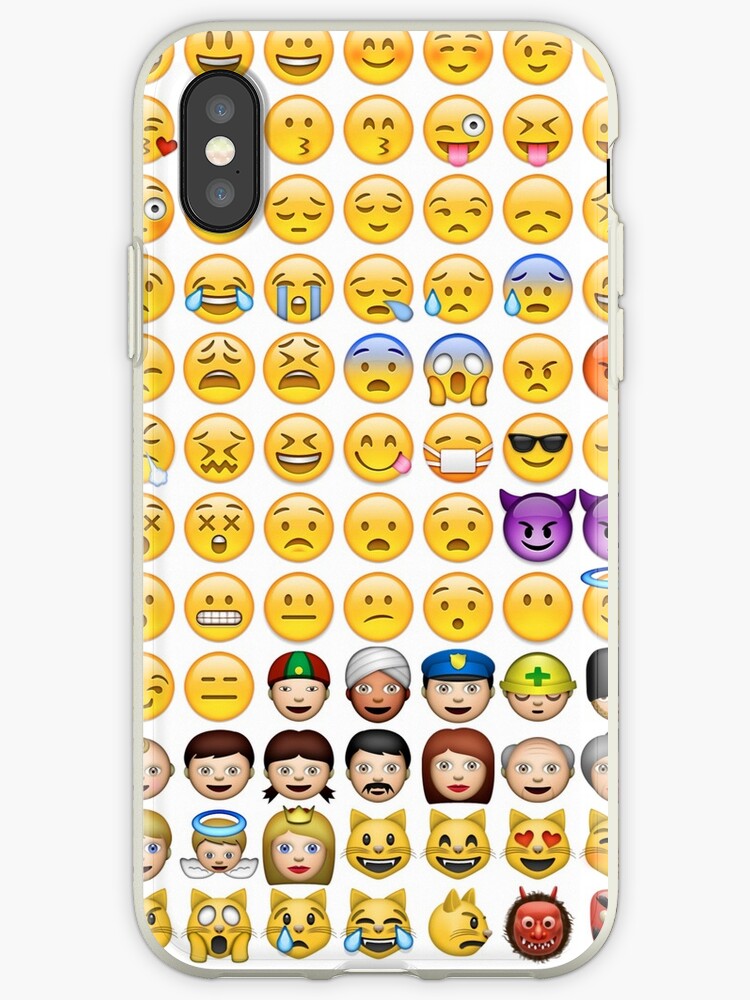 "Emojis" iPhone Cases & Covers by Inspirelife Redbubble