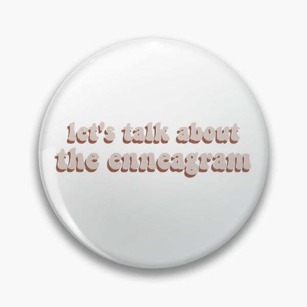 Item preview, Lets Talk about The Enneagram | Neutral Typography designed and sold by Sarahelena Barrios.