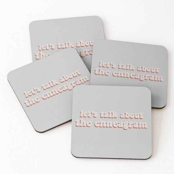 Item preview, Lets Talk about The Enneagram | Neutral Typography designed and sold by Sarahelena Barrios.