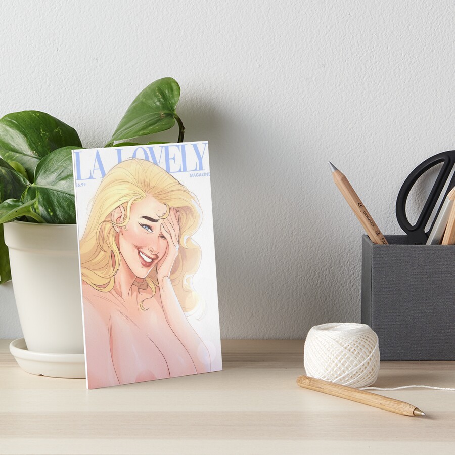 La Lovely - Invisible Woman Cover Deluxe Art Board Print