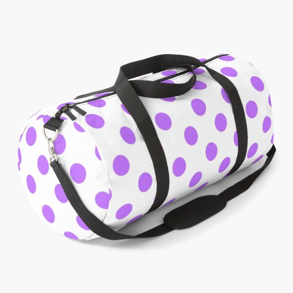 Item preview, White with Pastel Purple Polka Dots designed and sold by TheFrostedDonut.