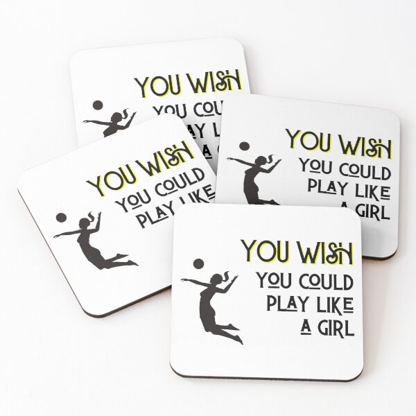 Item preview, Volleyball: You wish you could play like a girl designed and sold by TheGreenGoat.
