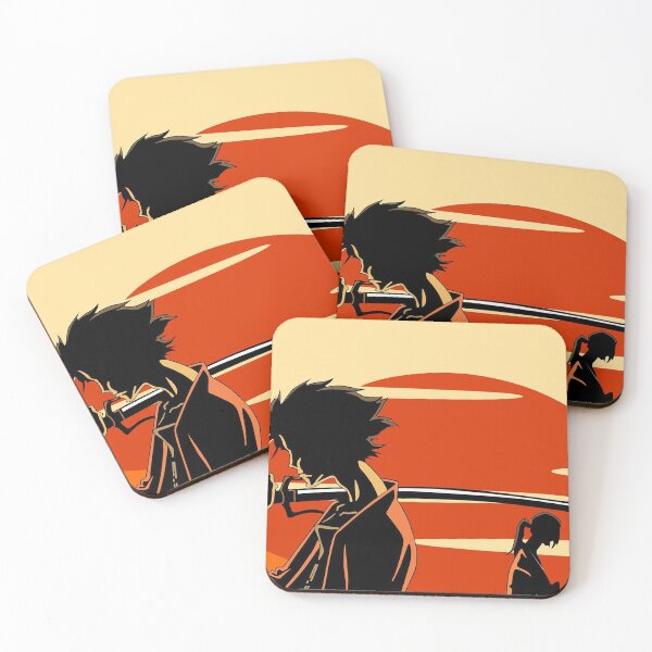 Item preview, Samurai Champloo Mugen and Jin Spread designed and sold by thePeachPit.