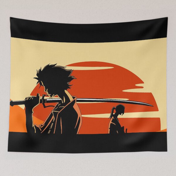 Item preview, Samurai Champloo Mugen and Jin Spread designed and sold by thePeachPit.