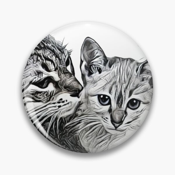 Les Chats Pins And Buttons Redbubble