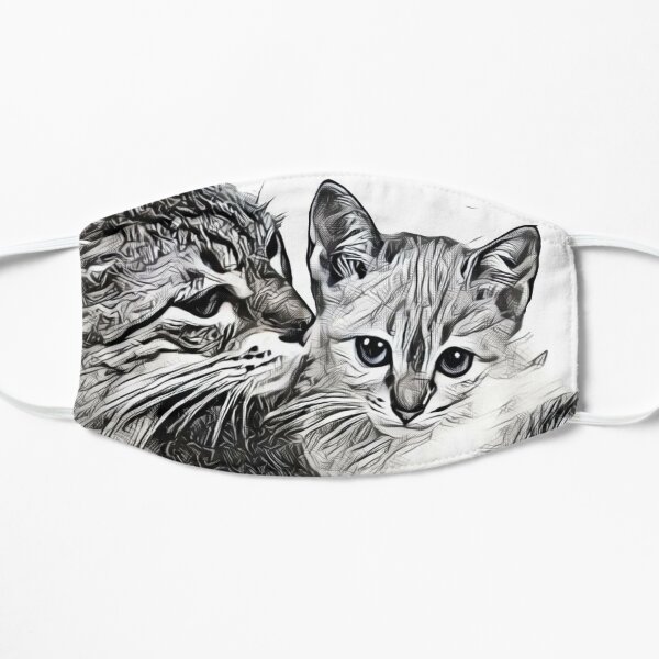 LES CHATS Flat Mask