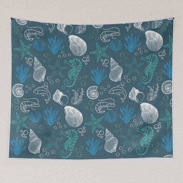 Item preview, Sea underwater pattern - sea life designed and sold by Designbyfia.