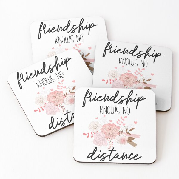 Item preview, Friendship Knows No Distance Pink Floral designed and sold by BlossomSky.