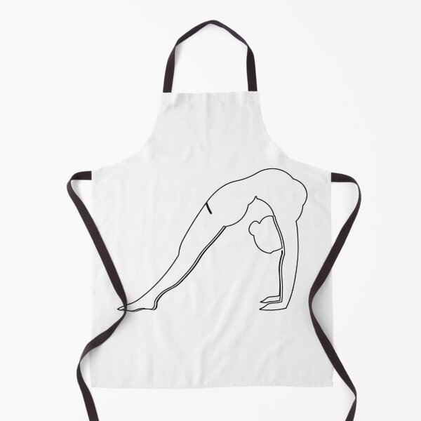 Item preview, Plain Back Bend Yoga Stretching Stencil designed and sold by StencilGifts.