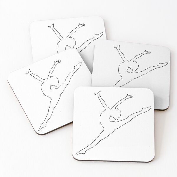 Item preview, Plain Ballet Dancer Stencil designed and sold by StencilGifts.