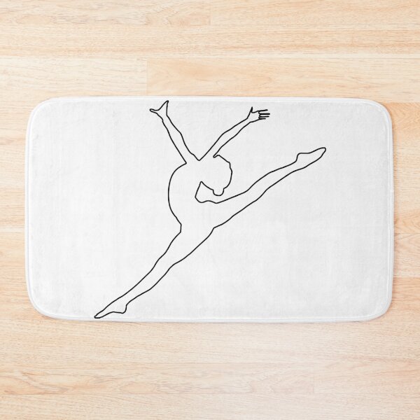 Item preview, Plain Ballet Dancer Stencil designed and sold by StencilGifts.